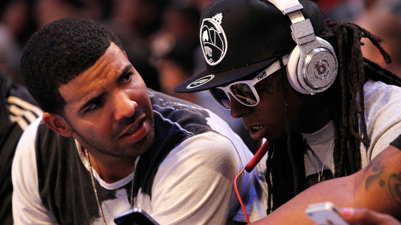 Illustration for article titled Lil Wayne Wearing $1 Million Beats by Dre Headphones Is a Diamond Studded Mess